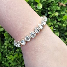 Pulseira dourada - Crystal 