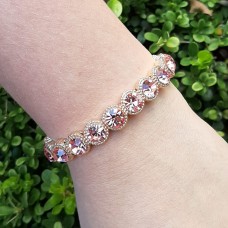 Pulseira dourada - Light Rose 