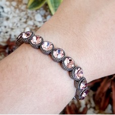 Pulseira grafite - Light Amethyst 