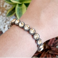 Pulseira grafite - Light Peach