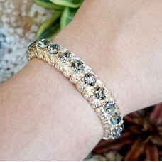 Pulseira gomo dourado - Black Diamond