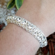Pulseira gomo dourado - Crystal