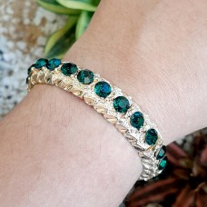 Pulseira gomo dourado - Emerald