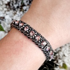 Pulseira gomo grafite - Light Amethyst