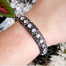 Pulseira gomo grafite - Tanzanite