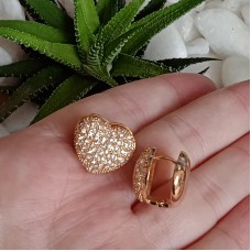 Coração dourado - Crystal