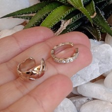Duo Ear Cuff - Prata